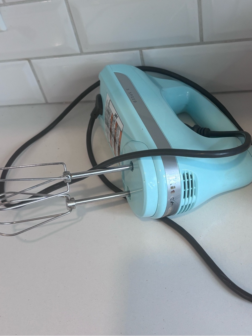 Kitchenaid Hand Mixer blue